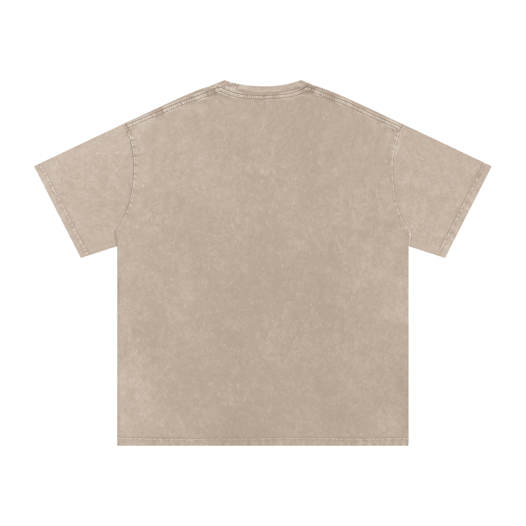 IAL Snow Washed Oversized Cotton T-Shirt