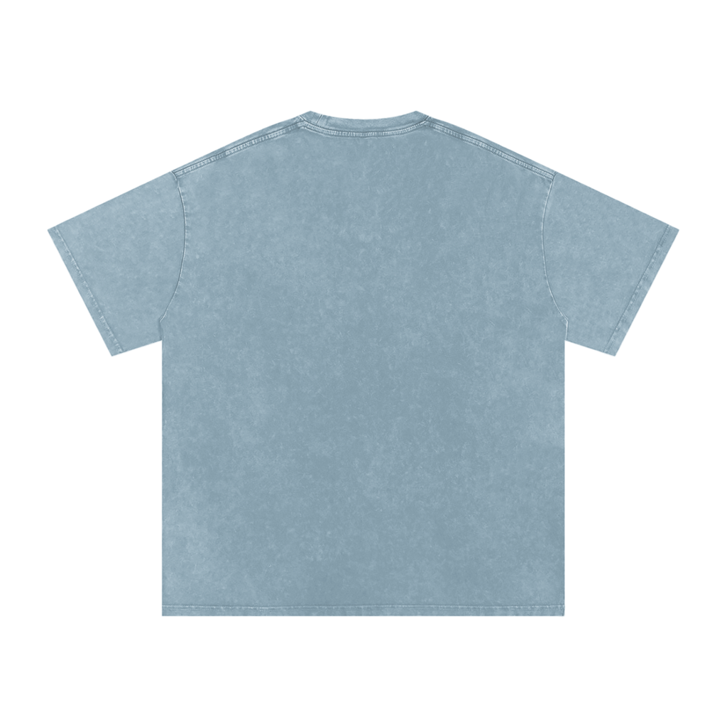 IAL Snow Washed Oversized Cotton T-Shirt