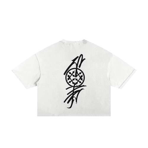 Happi Stamp Classic Frayed Boxy Tee