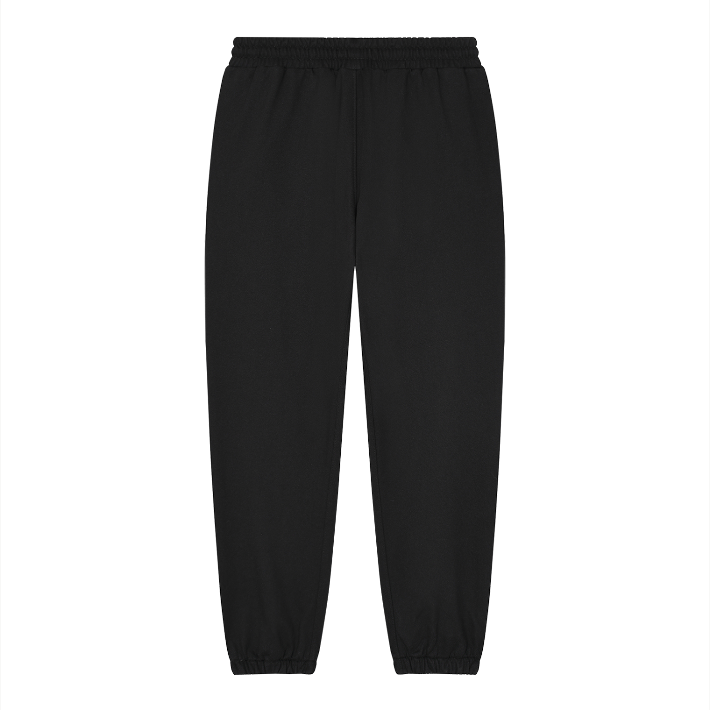Happi Unisex Loose Fit Tapered Joggers Black