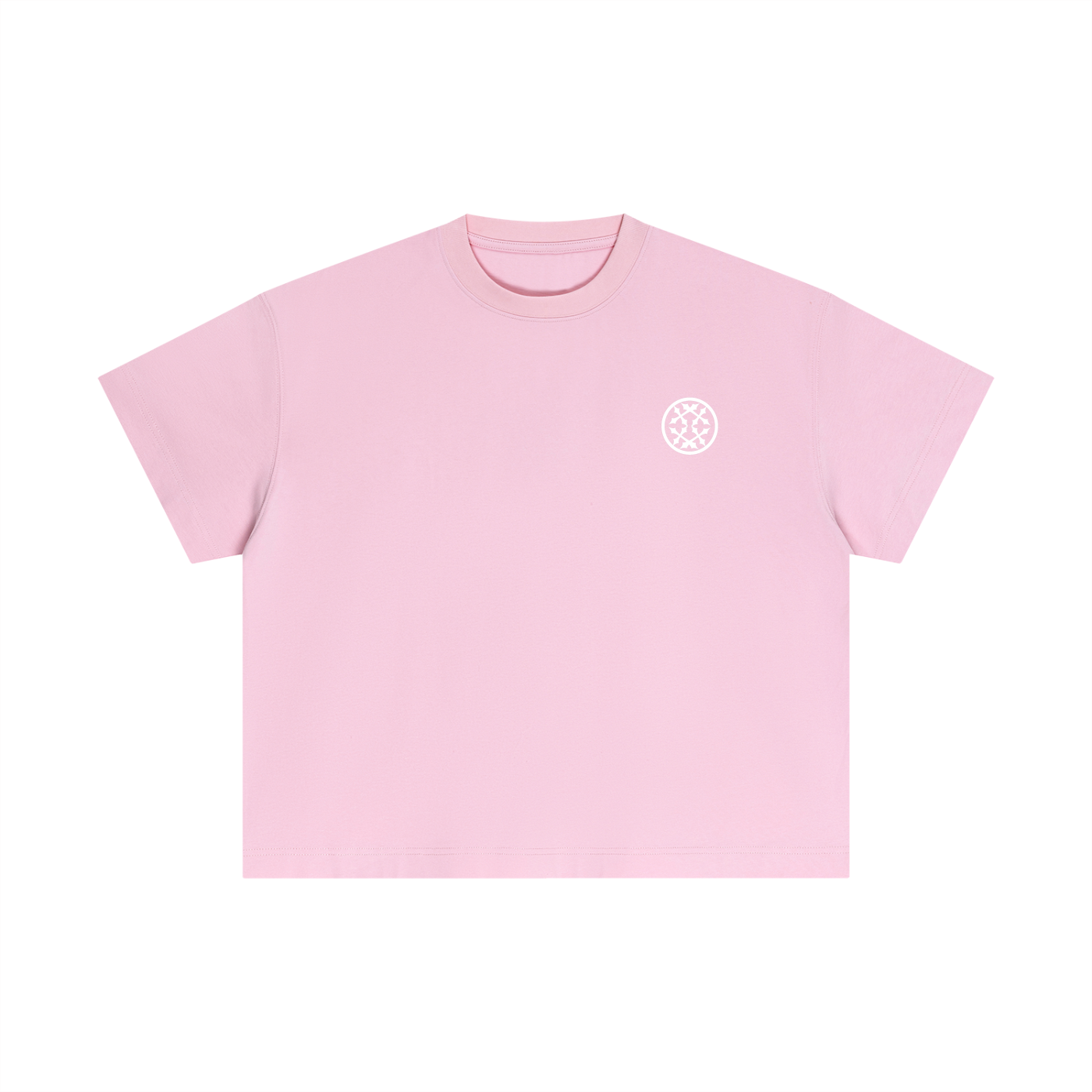 Happi Cotton Boxy T-Shirt Pink