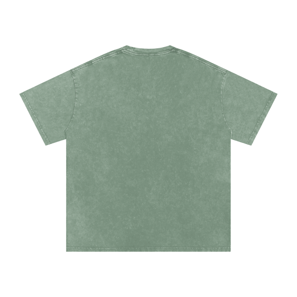 IAL Snow Washed Oversized Cotton T-Shirt