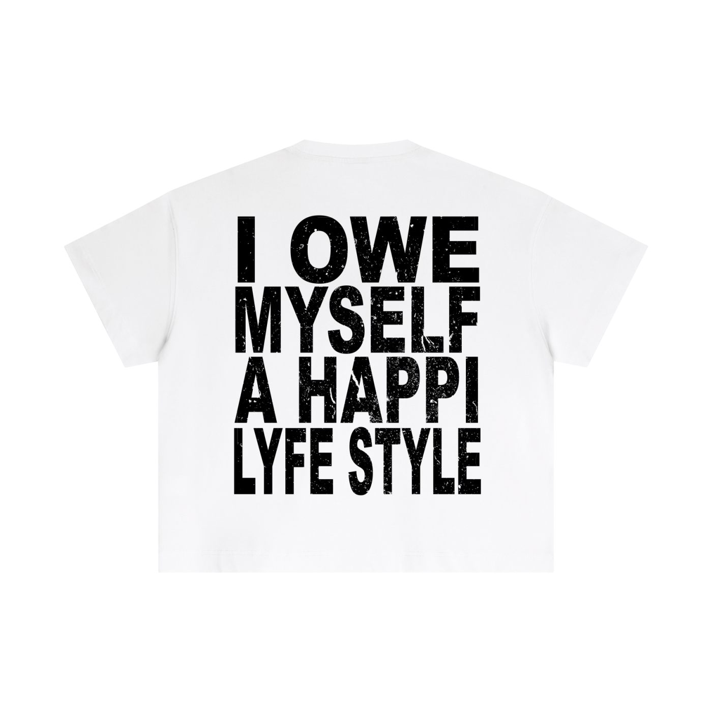Happi Cotton Boxy T-Shirt White