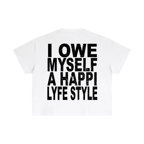 Happi Cotton Boxy T-Shirt White