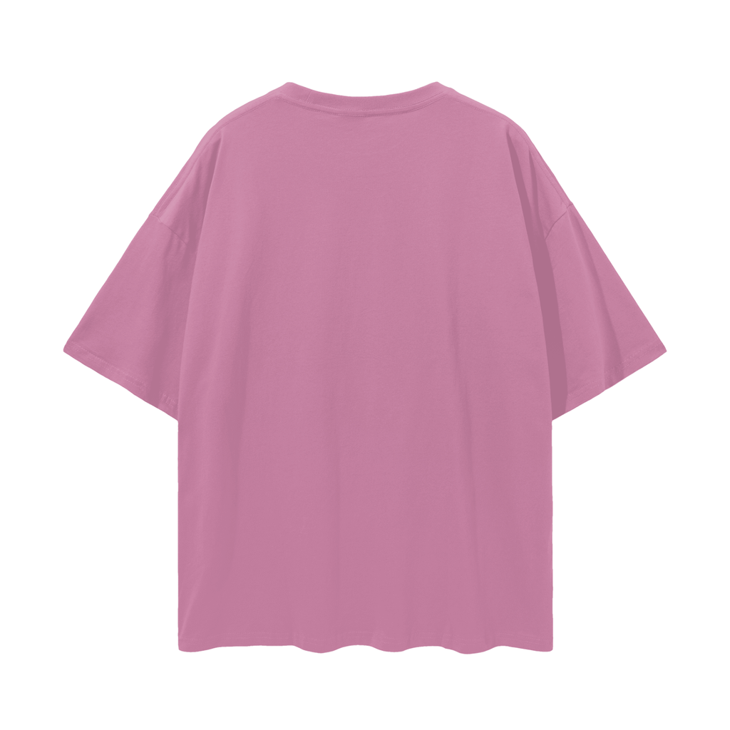 Praise On GO Streetwear Loose Drop Shoulder T-Shirt Red