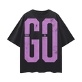 Praise On GO Streetwear Loose Drop Shoulder T-Shirt Black