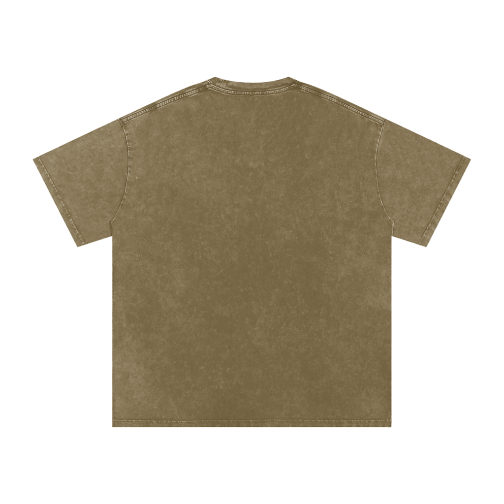 IAL Snow Washed Oversized Cotton T-Shirt