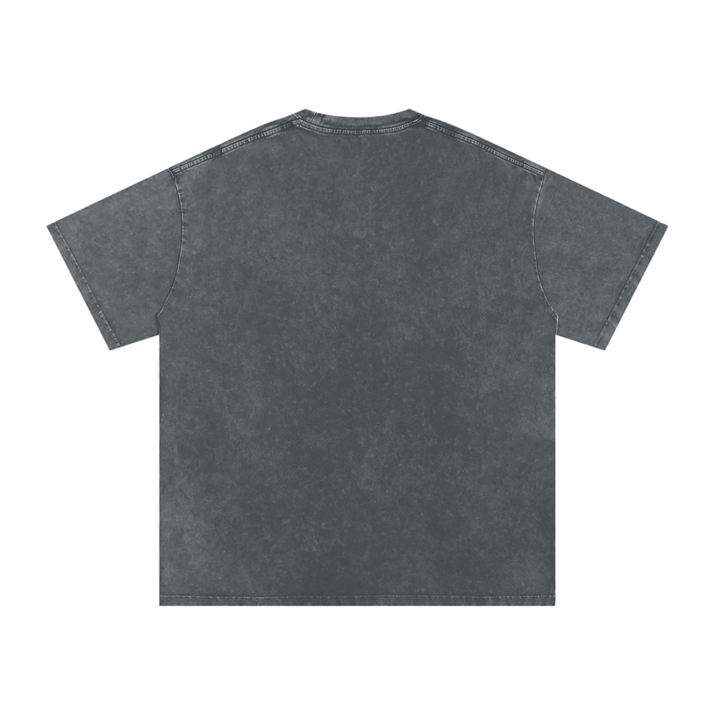 IAL Snow Washed Oversized Cotton T-Shirt