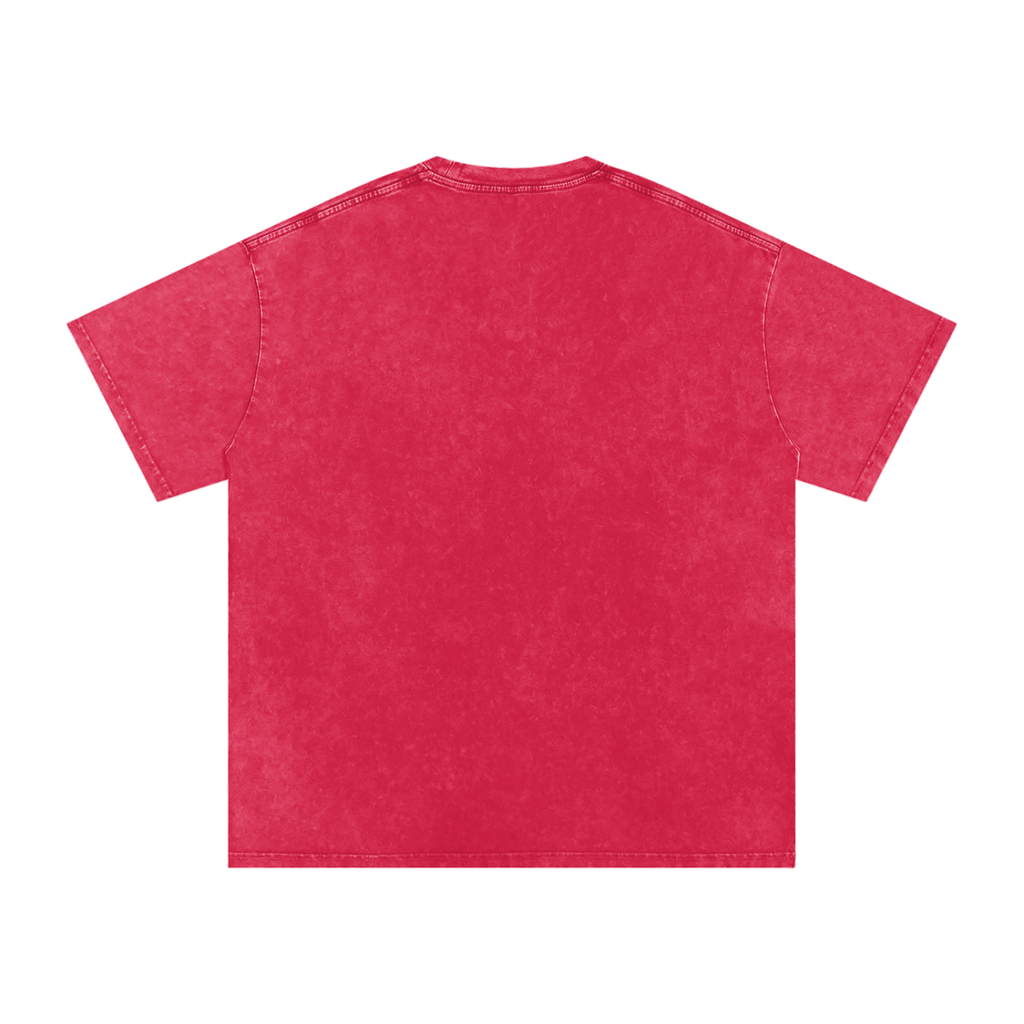 IAL Snow Washed Oversized Cotton T-Shirt