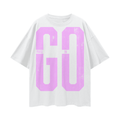 Praise On GO Streetwear Loose Drop Shoulder T-Shirt White