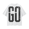 Praise On GO Streetwear Loose Drop Shoulder T-Shirt White
