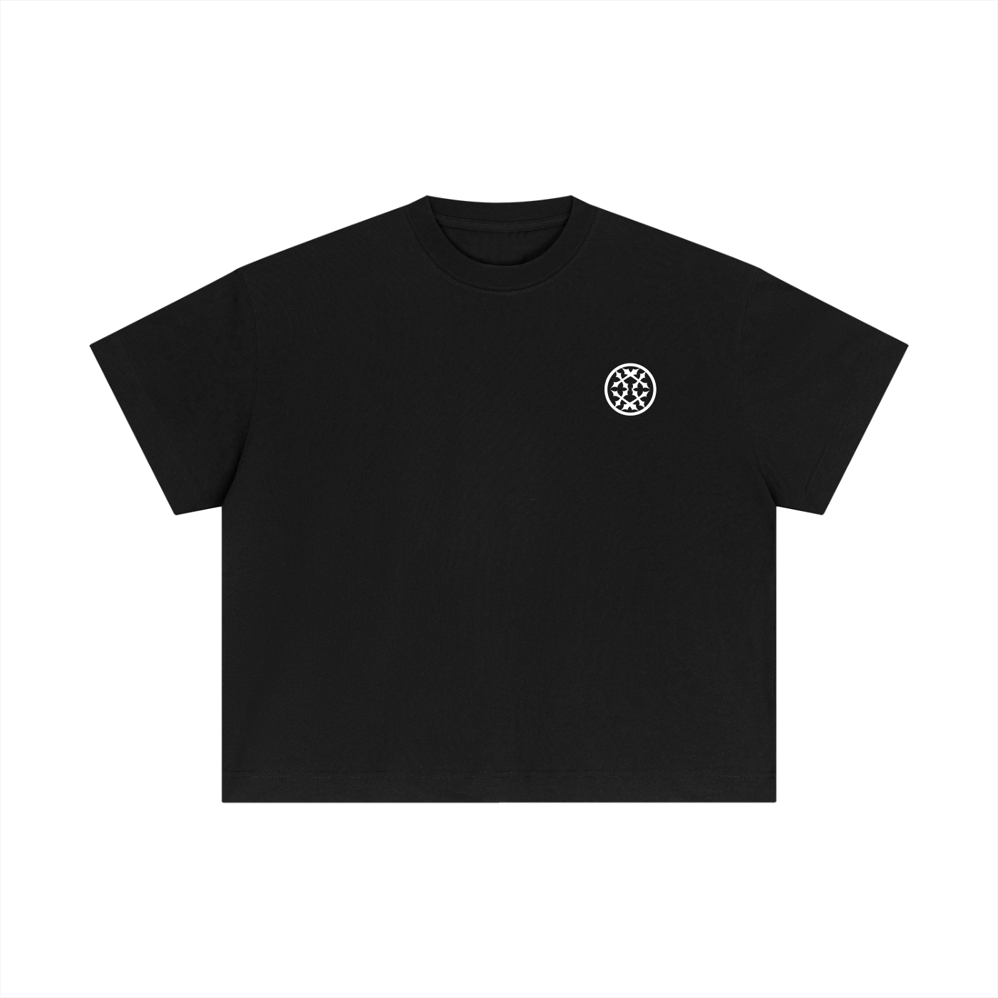 Happi Cotton Boxy T-Shirt Black