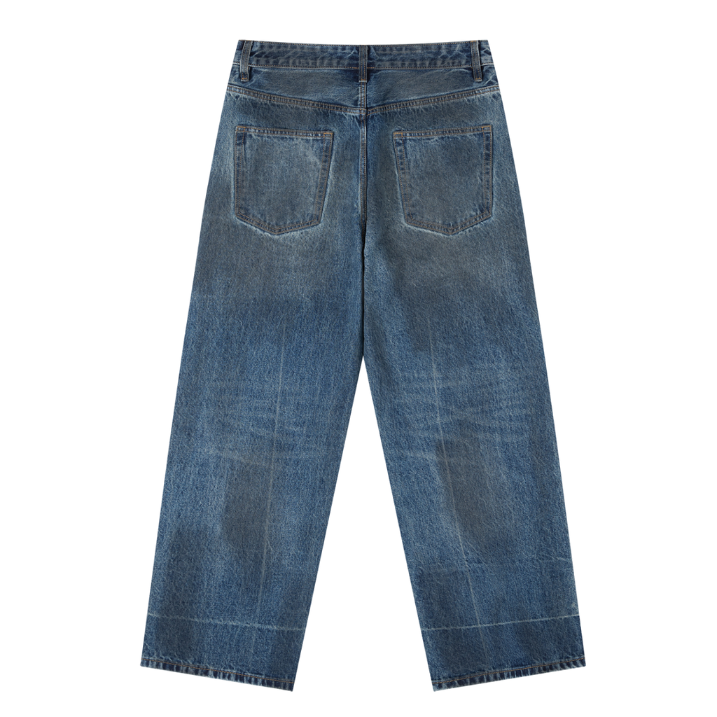 Happi Vintage Wash Baggy Denim Jeans