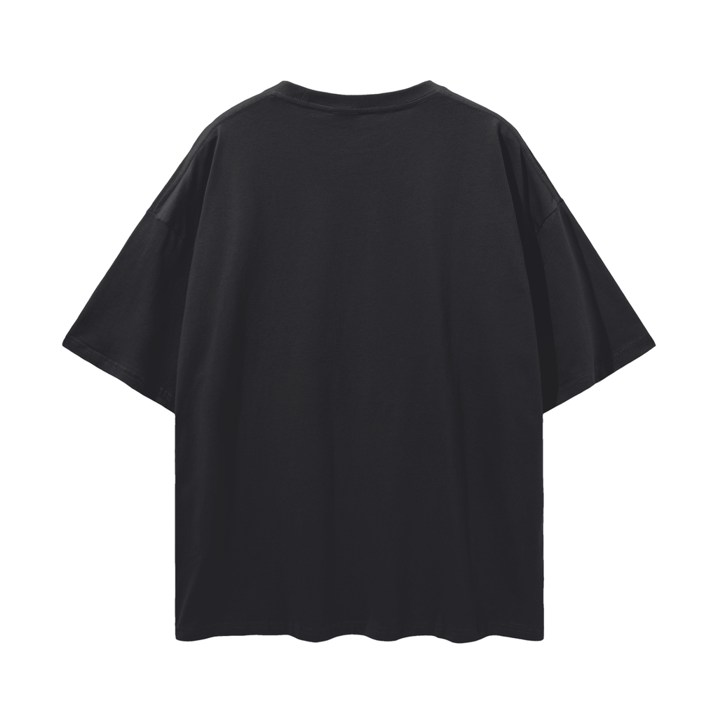 Praise On GO Streetwear Loose Drop Shoulder T-Shirt Black