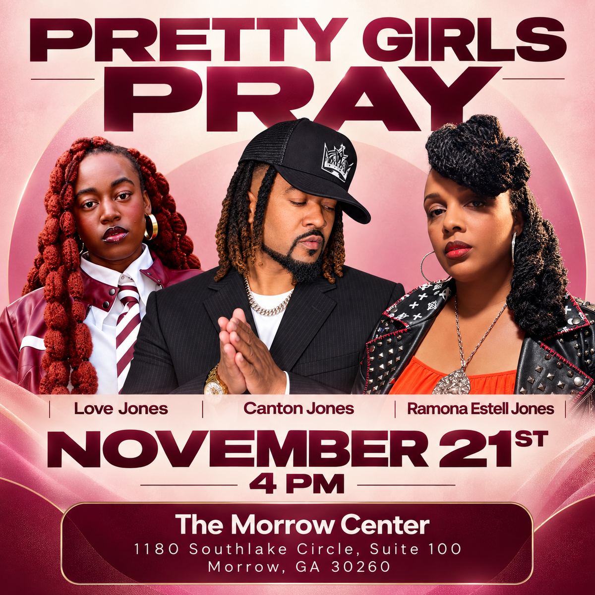 Pretty Girls Pray Experience event graphic