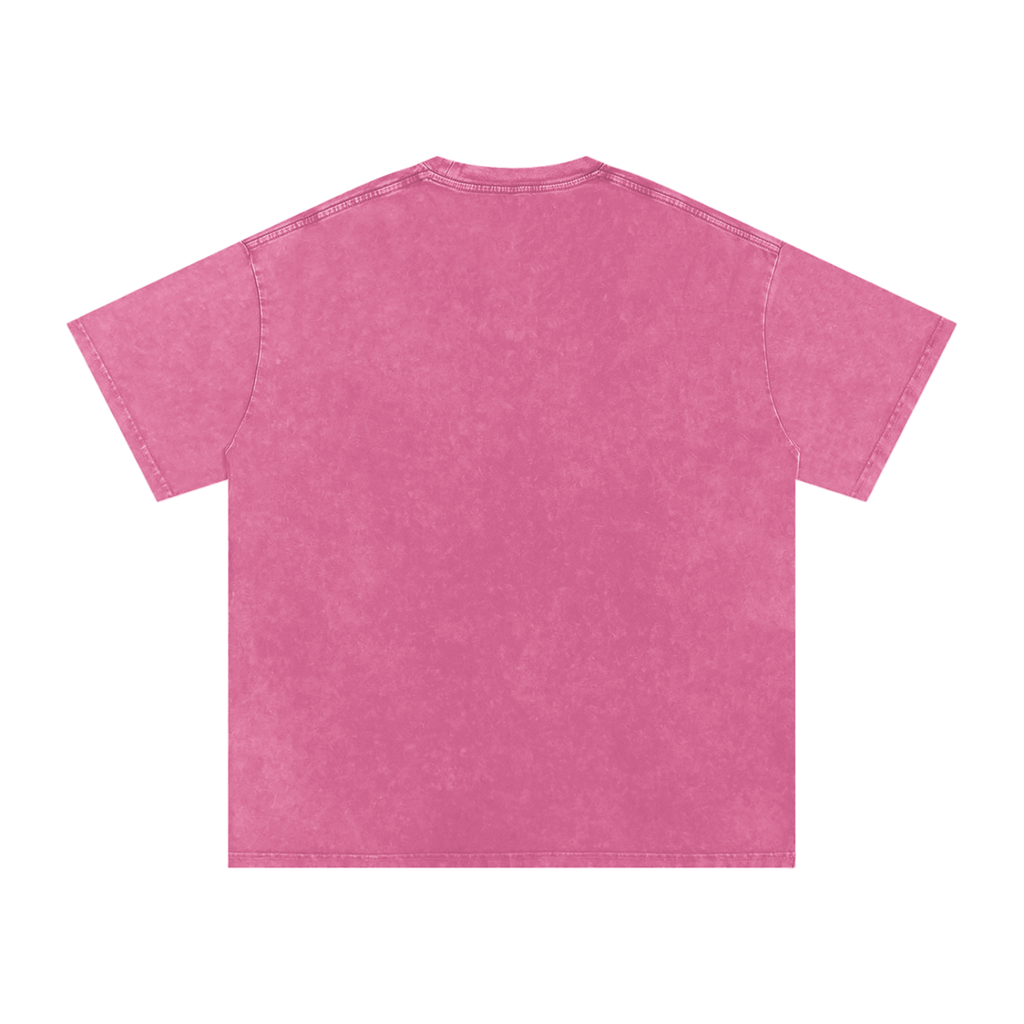 IAL Snow Washed Oversized Cotton T-Shirt