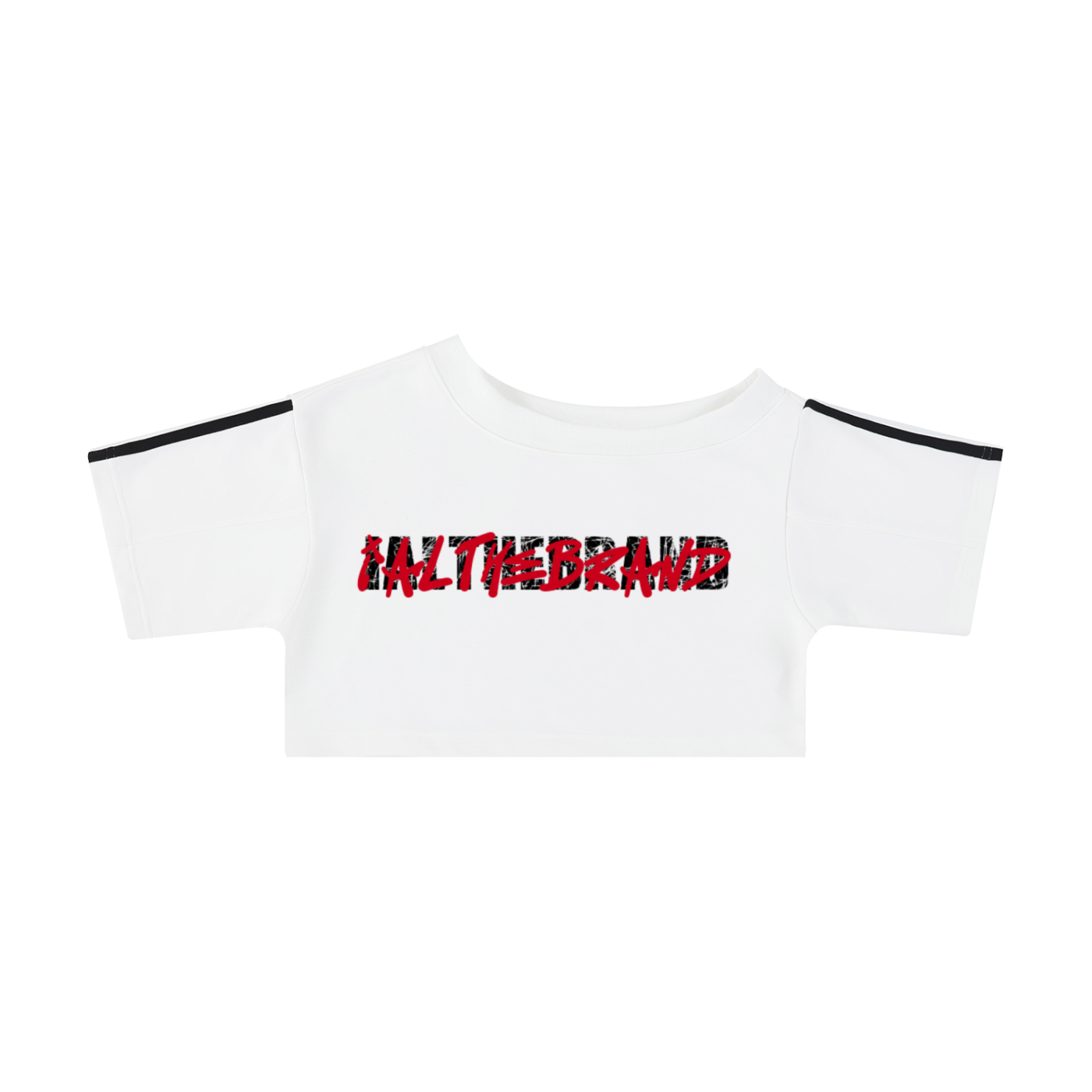 IAL Women's Off-the-Shoulder Crop T-Shirt