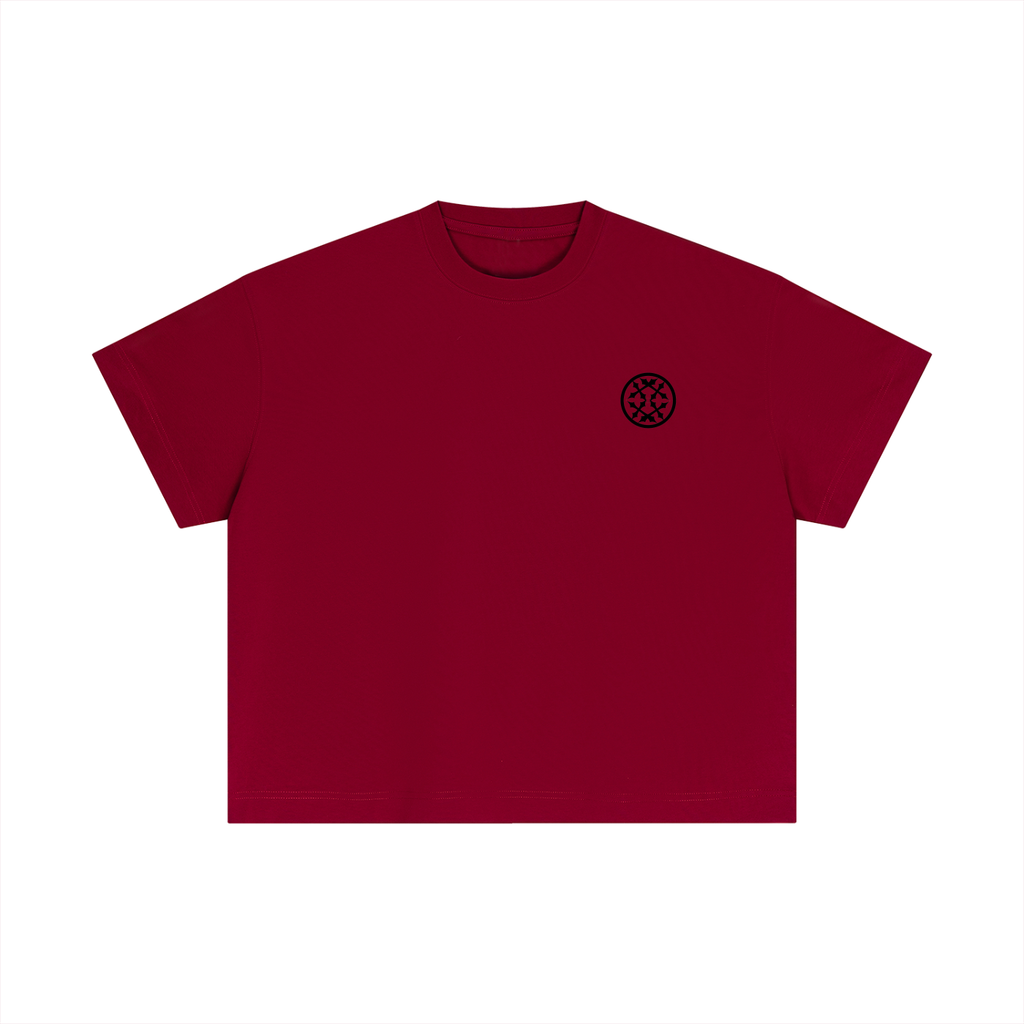 Happi Cotton Boxy T-Shirt Red