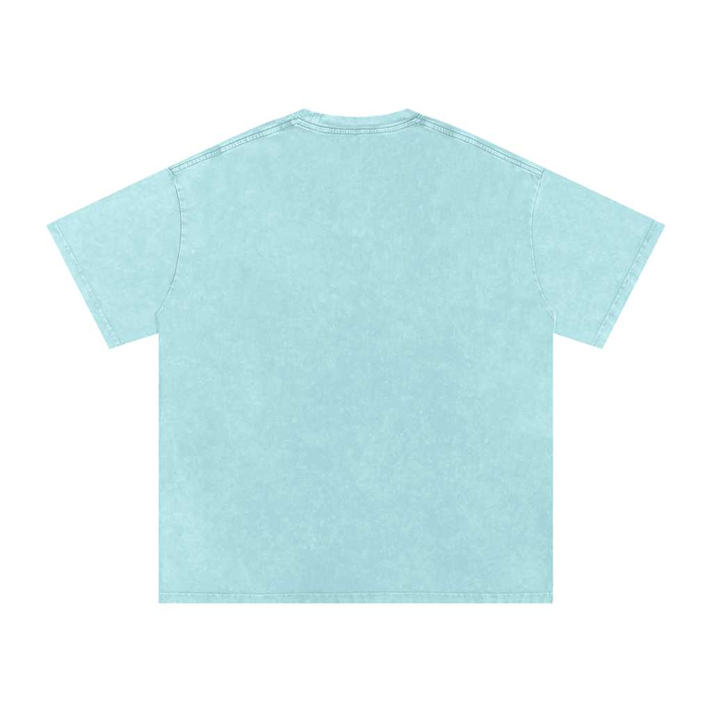 IAL Snow Washed Oversized Cotton T-Shirt