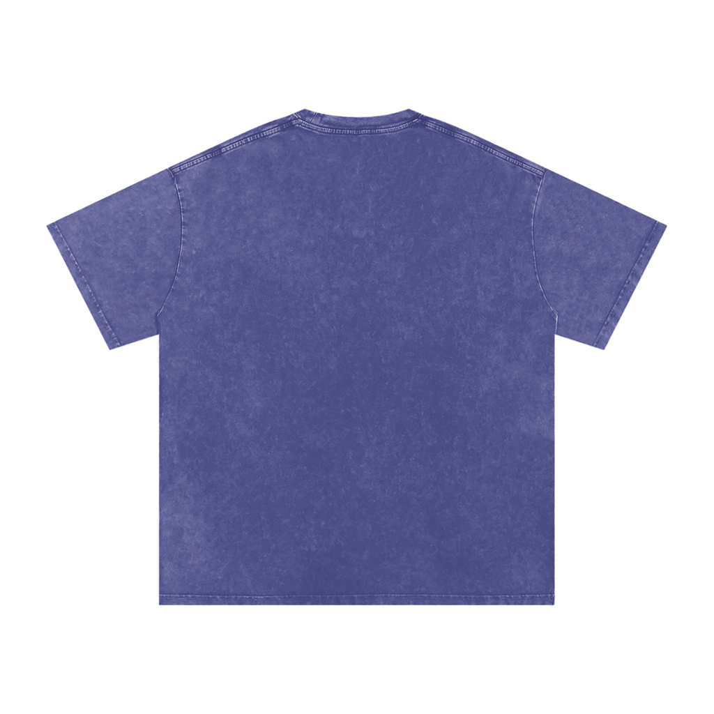 IAL Snow Washed Oversized Cotton T-Shirt