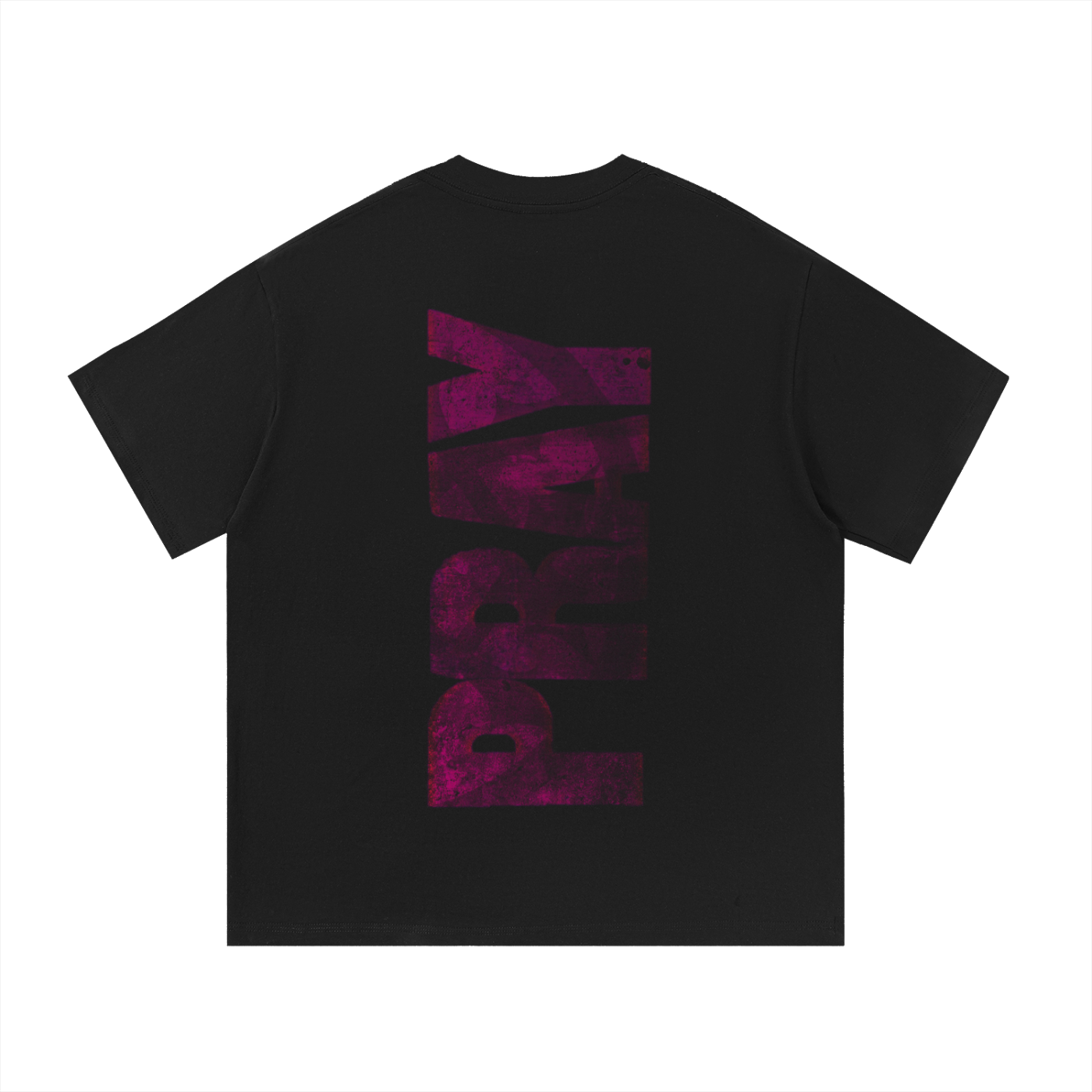 Pretty Girls Pray Cotton T-Shirt Black