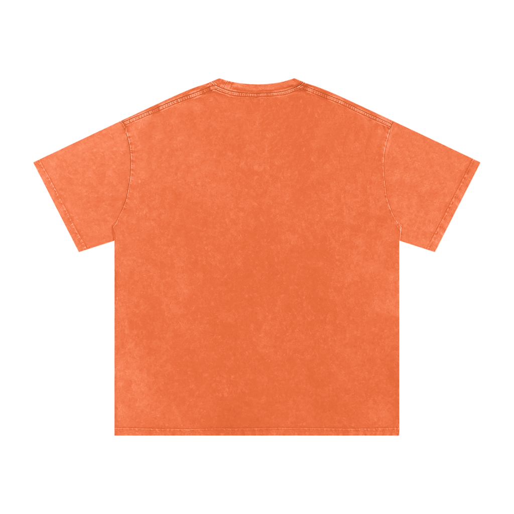 IAL Snow Washed Oversized Cotton T-Shirt