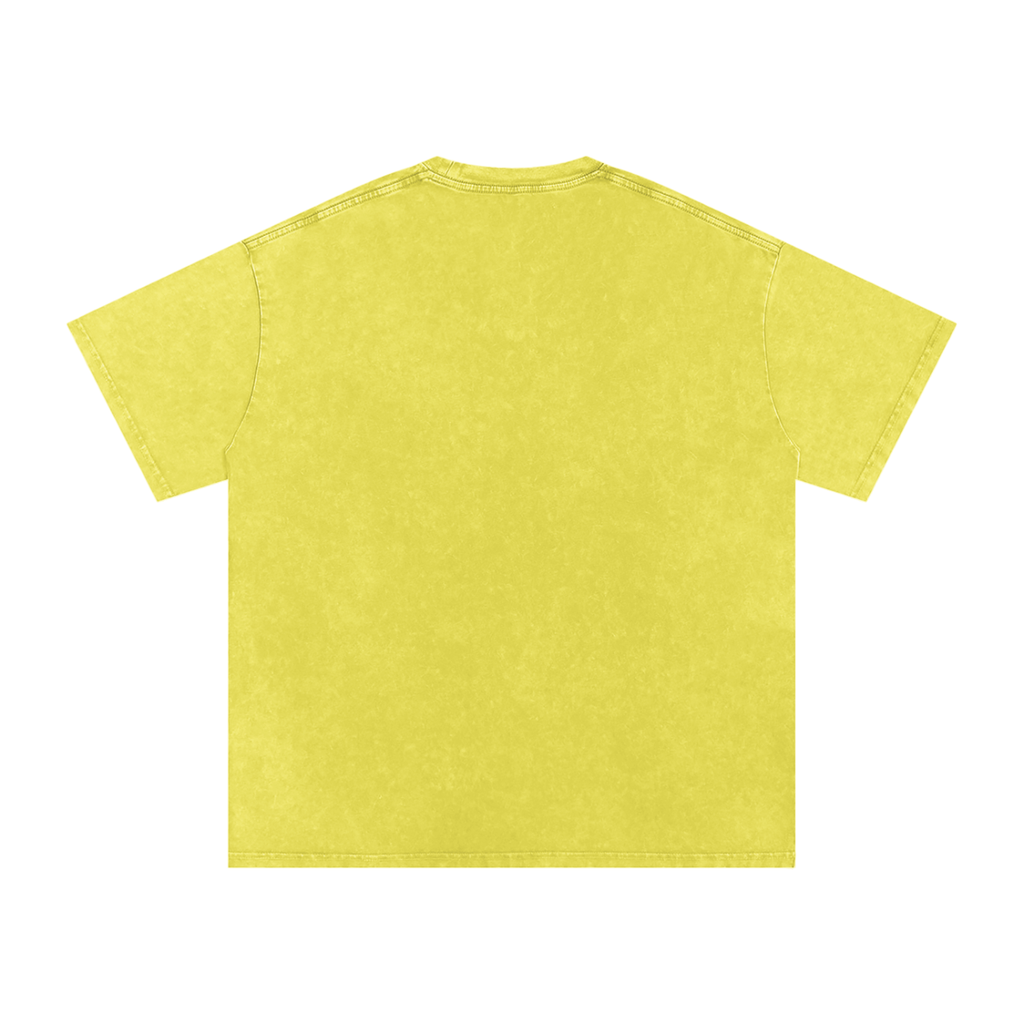 IAL Snow Washed Oversized Cotton T-Shirt