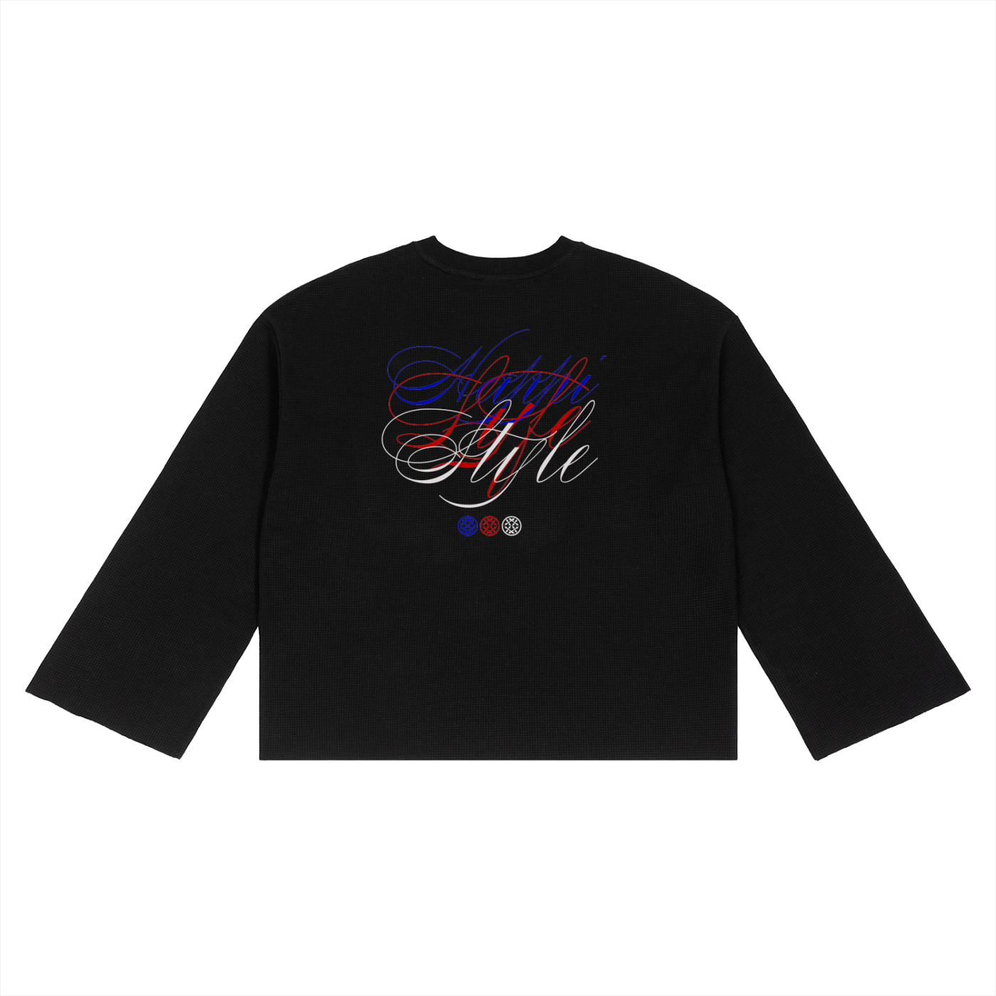 Unisex Waffle Raw Edge T-Shirt