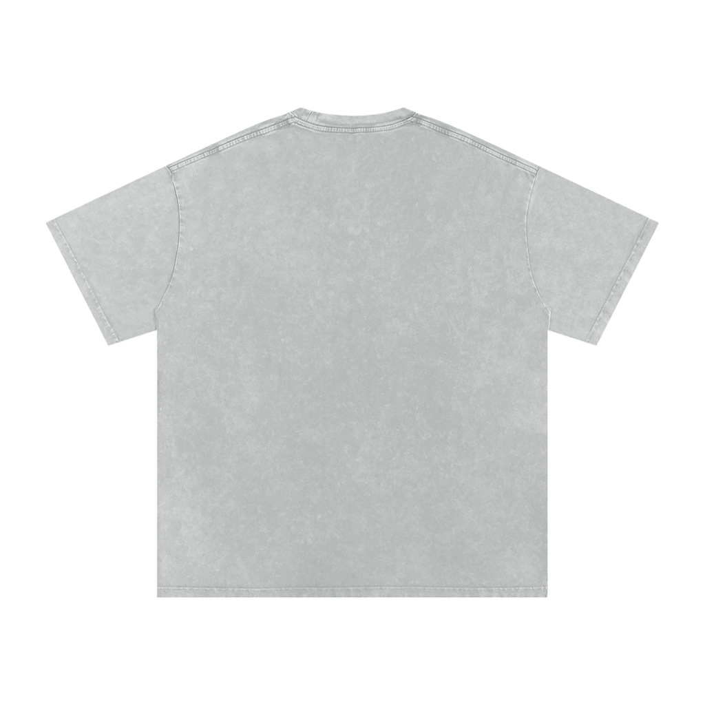 IAL Snow Washed Oversized Cotton T-Shirt