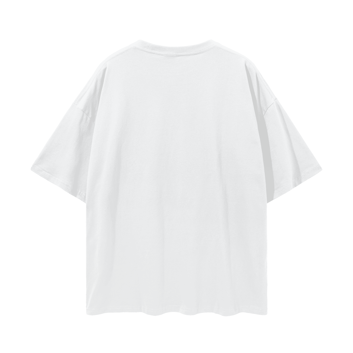 Praise On GO Streetwear Loose Drop Shoulder T-Shirt White